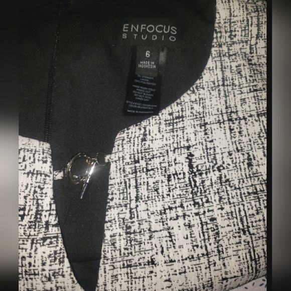 Enfocus Studio size 6 peplum dress - Picture 4 of 6